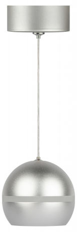Подвесной светильник Эра PL21 SL GX53 серебро (Б0058505) 
