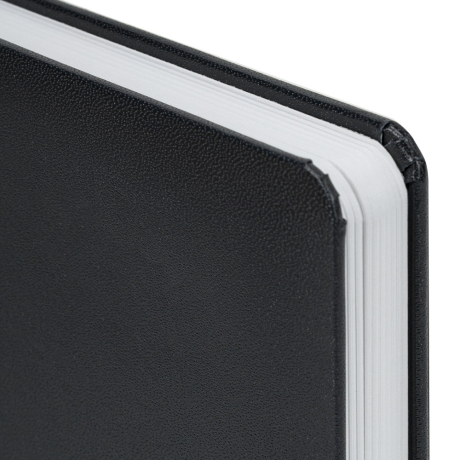 Нарушена упаковка!  <199389> Ежедневник недатированный А5 (138х213 мм) BRAUBERG "Select", балакрон, 160 л., черный, 123429 (123429)