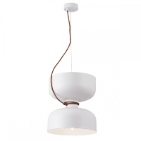 Подвесной светильник с лампочкой CRYSTAL LUX Uno SP1.1 White+Lamps