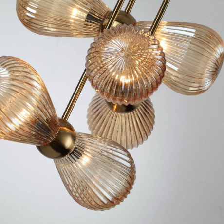 Подвесной светильник Odeon Elica с лампочками 5402/6+Lamps E14 P45 