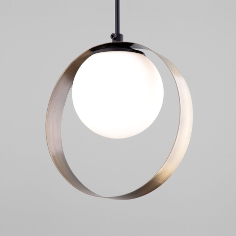 Подвесной светильник Eurosvet Dublin 50205/1 черный/бронза 