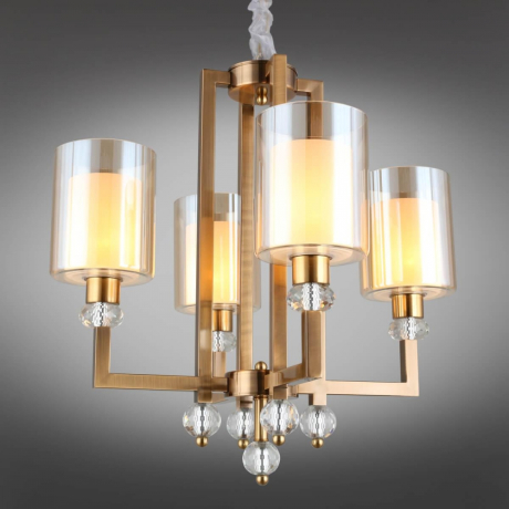 Люстра подвесная с лампочками Omnilux OML-80003-04+Lamps 