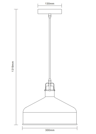 PL-425L  С73 Светильник подвесной Camelion 13030 