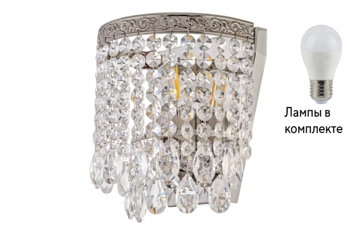 Бра с лампочкой Arti Lampadari Castellana E 2.10.601 N+Lamps 