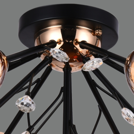 Потолочная люстра Illumico IL1284-10CPA-29 BK GD (1428205) 