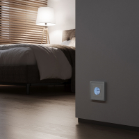 Розетка с заземлением с подсветкой, без рамки Werkel белый матовый W1171461