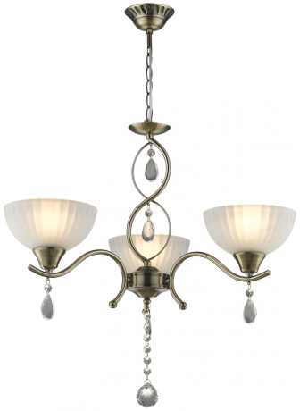 Подвесная люстра с лампочками Velante 717-503-03+Lamps E27 P45 