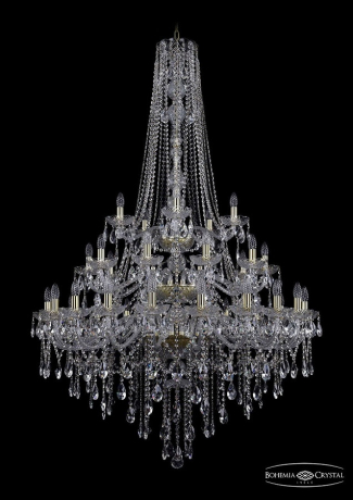 1415/20+10+5/400/h-182/3d/G Подвесная люстра Bohemia Ivele Crystal 