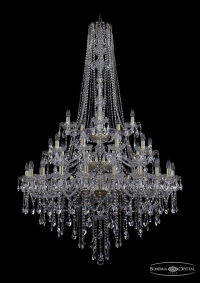 1415/20+10+5/400/h-182/3d/G Подвесная люстра Bohemia Ivele Crystal