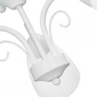 Потолочная люстра белого цвета с 3 плафонами Vitaluce V3499-0/3PL