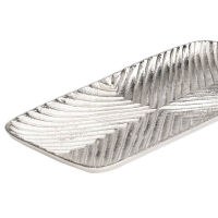 427479 Поднос NOSIMARO L320, B145, H25 алюминий никель Eglo