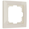 Рамка на 1 пост (слоновая кость, basic) Werkel W0012003