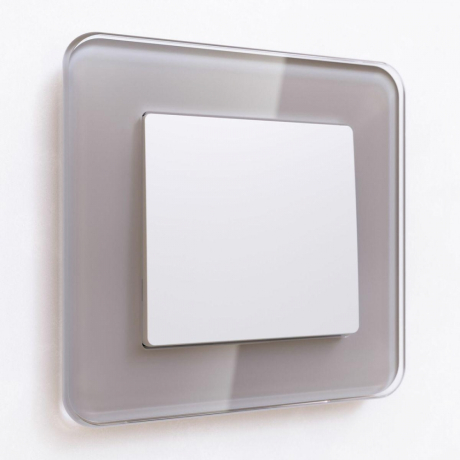 Выключатель одноклавишный проходной (белый матовый) Werkel W1112061 4690389184598