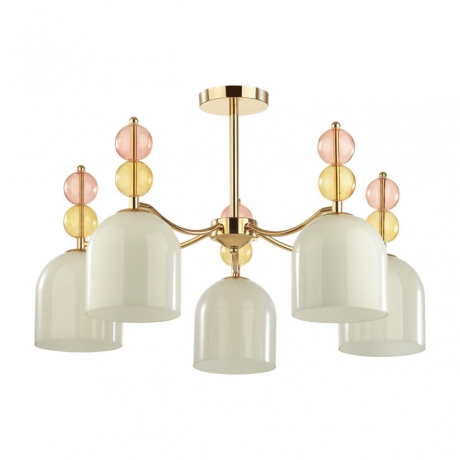 Люстра на штанге со светодиодными лампочками E27, комплект от Lustrof. №316862-624507 