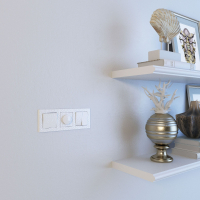 Диммер клавишный Werkel Hammer белый W1242001