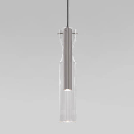 Подвесной светодиодный светильник со стеклянным плафоном Eurosvet Swan 50253/1 LED (a063276) 