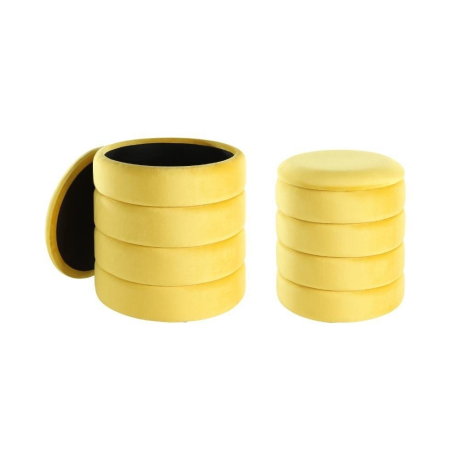 424127 Пуф AMPAHAKA (комп.из 2шт.), H445, ?400, полиэстер, желтый Eglo 