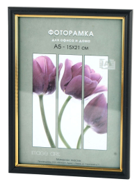 Нарушена упаковка!  <241058> Фоторамка 30*40 для фотографий Interior Office 589 черный (Б0042338)