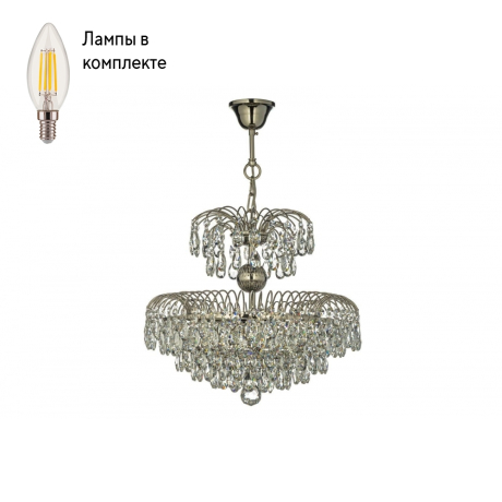 Люстра подвесная с Led лампочками в комплекте Arti Lampadari Mineo E 1.5.40.101 N+Lamps 