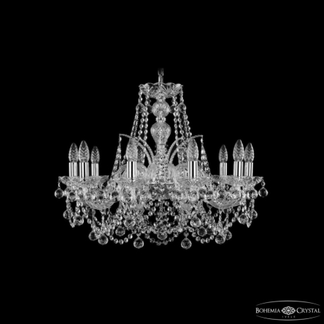 Подвесная люстра Bohemia Ivele Crystal 1411 1411/10/240 Ni Balls 