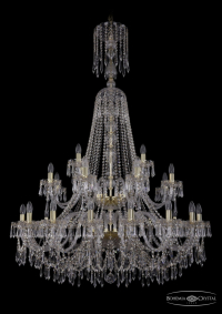 1403/16+8+4/400/XL-163/2d/G Подвесная люстра Bohemia Ivele Crystal
