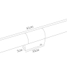 Светильник на штанге Arte Lamp Callisto A2828AP-1AB