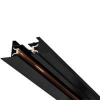 2м. Однофазный встраиваемый шинопровод Crystal Lux CLT 0.121 01 L2000 BL