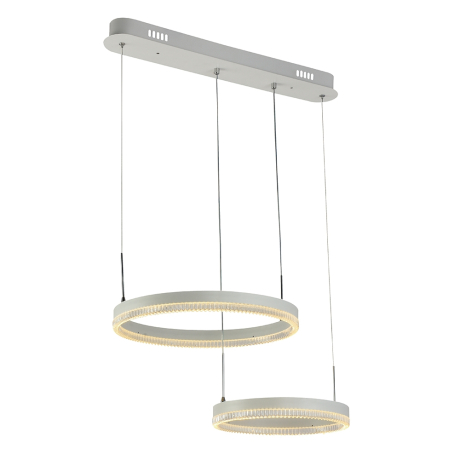 Подвесная диммируемая люстра с пультом ДУ Profit Light 6038/2A WHT 76W 