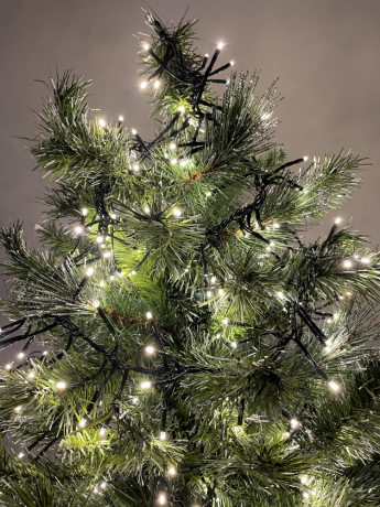 Светодиодная гирлянда ЭРА мишура 220V теплый белый ENIN - GW Б0047970