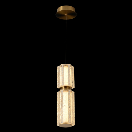 Светильник подвесной Crystal Lux ANTIQUE SP23W LED BRASS 