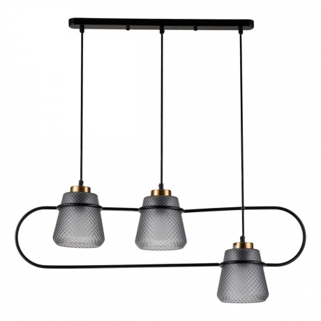 Подвесной светильник Indigo Astratto 11016/3P Black 