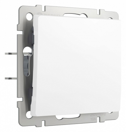 Выключатель одноклавишный без рамки Werkel белый матовый W1113061 