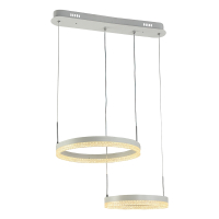 Подвесная диммируемая люстра с пультом ДУ Profit Light 6087/2A WHT 76W