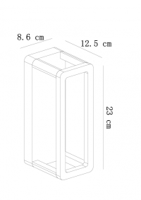 Фасадный светильник Arte lamp Hassalen A3374AL-1BK