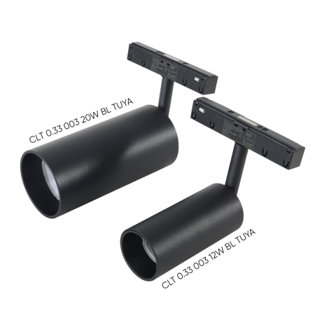 Светильник трековый магнитный Crystal Lux CLT 0.33 003 12W BL TUYA 