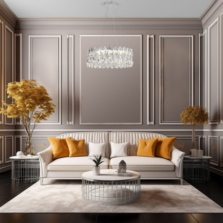 Подвесная светодиодная люстра с хрусталем Bogate's Marvel 90371/1 (a065695) 