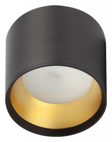 Накладной светильник Эра OL8 GX53 BK/GD Б0048539 