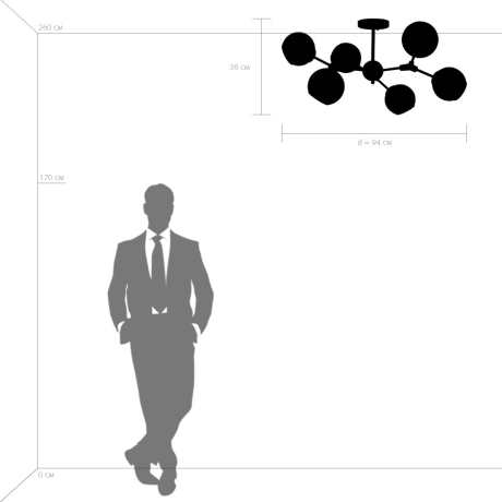 Потолочная люстра Lightstar с поддержкой Алисы, Beta 785067 