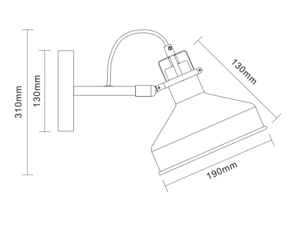 WML-425 С71 Бра настенное Camelion Amsterdam 13022
