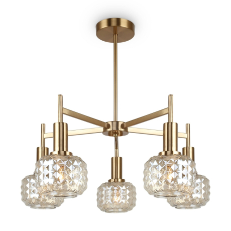 Люстра на штанге Freya Fero FR5366CL-05BS 