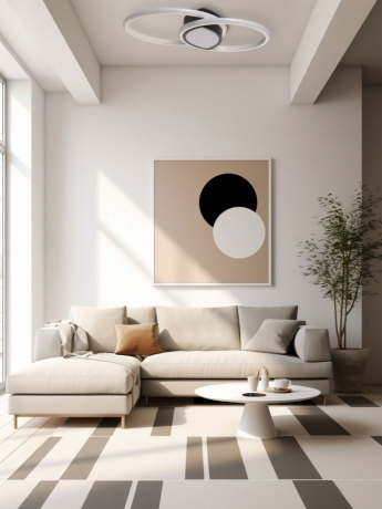 Потолочный светильник с пультом ДУ De City Оскар 510012802 