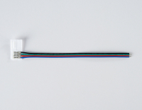 5шт. Соединитель гибкий односторонний для светодиодной ленты 5050 12/24V (4 конт.) 150 мм Ambrella light ILLUMINATION LED GS7251