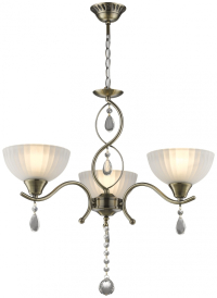 Люстра подвесная в наборе с 3 Led лампами. Комплект от Lustrof №150483-708689