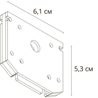 Заглушка для трека Arte Lamp Linea-accessories A484206E