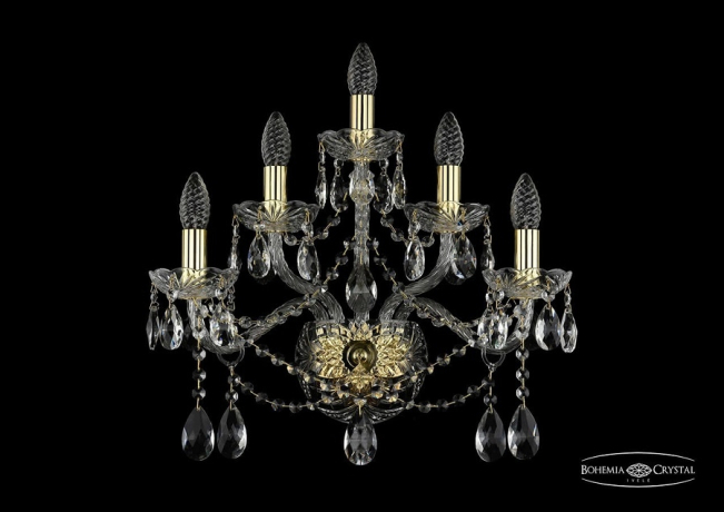1413B/2+2+1/200/XL/G Бра Bohemia Ivele Crystal 