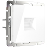Розетка Ethernet RJ-45 без рамки Werkel белый W1181001