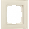 Рамка на 1 пост Werkel Favorit (молочный, стекло) W0011141