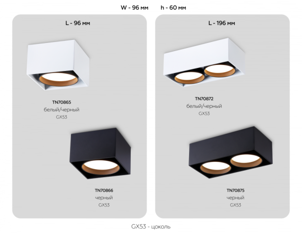 Встраиваемый светильник с лампочкой Ambrella light TN70866+Lamps 