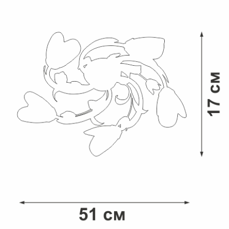 НЕ ПУБЛИКОВАТЬ!!! ЗАПРЕЩЕНЫ ПРОДАЖИ! Потолочная люстра Vitaluce V1541/5P 
