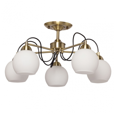 Люстра потолочная с лампочками DeMarkt 220014305+Lamps